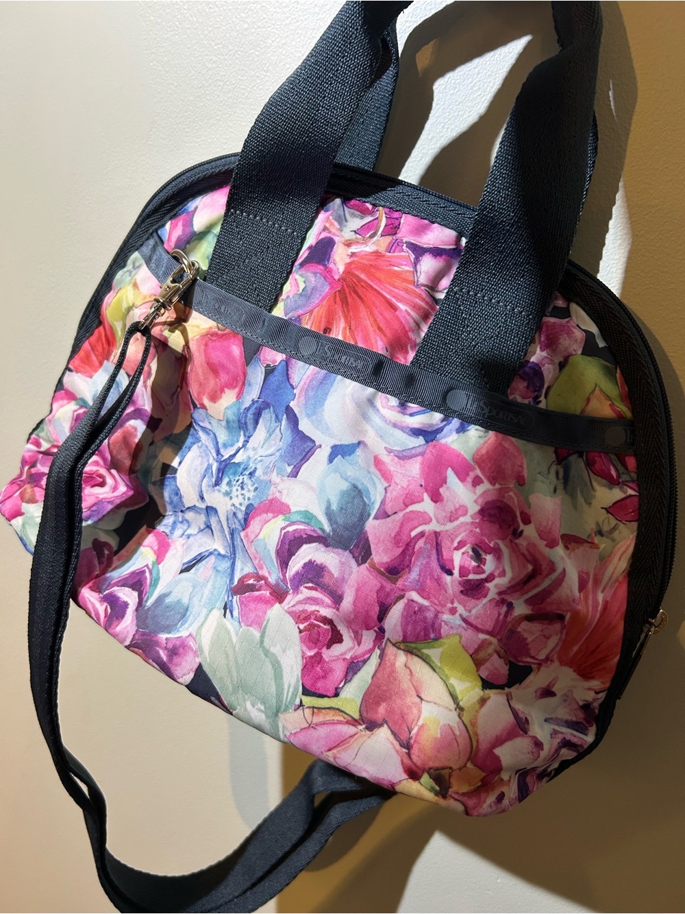 Lesportsac Floral Crossbody Bag - Pink Multi - Picture 2 of 9